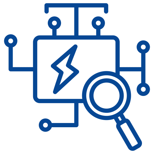 this is an electrical inspection icon